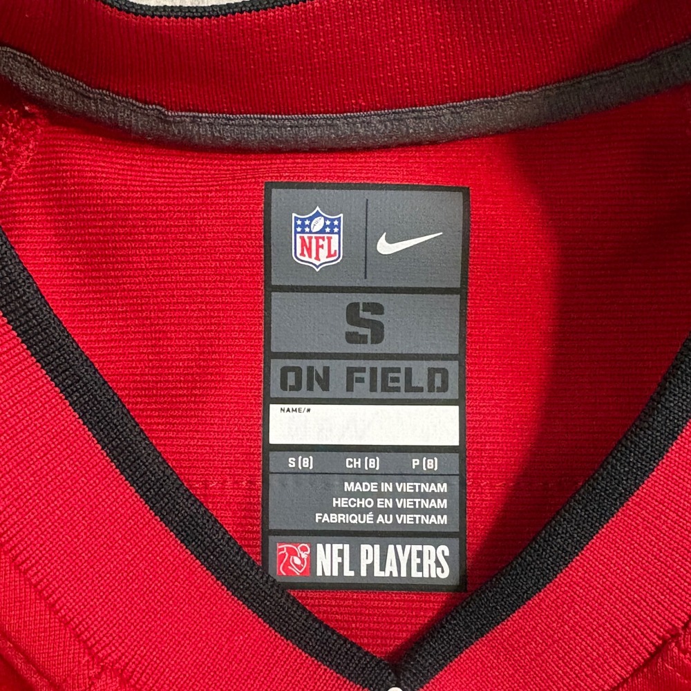 Nike Tom Brady #12 Tampa Bay Buccaneers NFL Jersey Youth S 8 Red On Field - Picture 4 of 8